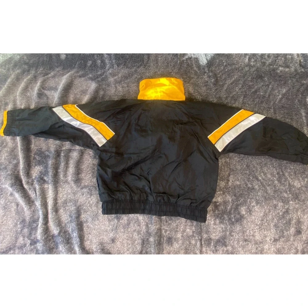 Vintage Pro Stuff Pittsburgh Steelers‎ NFL Kids Jacket Size 2T Nylon Lined 24 mo